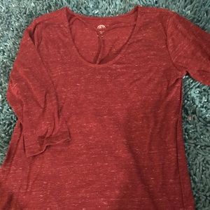 Half Sleeve Maroon Shirt